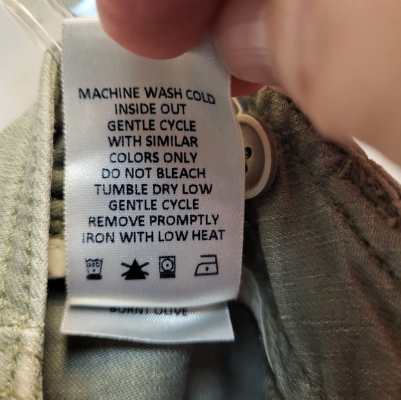 Level 99 Women's Green Cargo Pants Size 25 - Picture 6 of 6